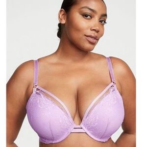 Victoria's‎ Secret Lavender Lace Plunge Bra 34D